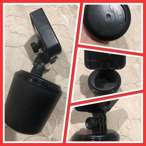 New!! The Black Adjustable cell phone cup holder